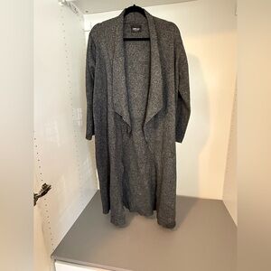 Zara Knit gray long cardigan size medium